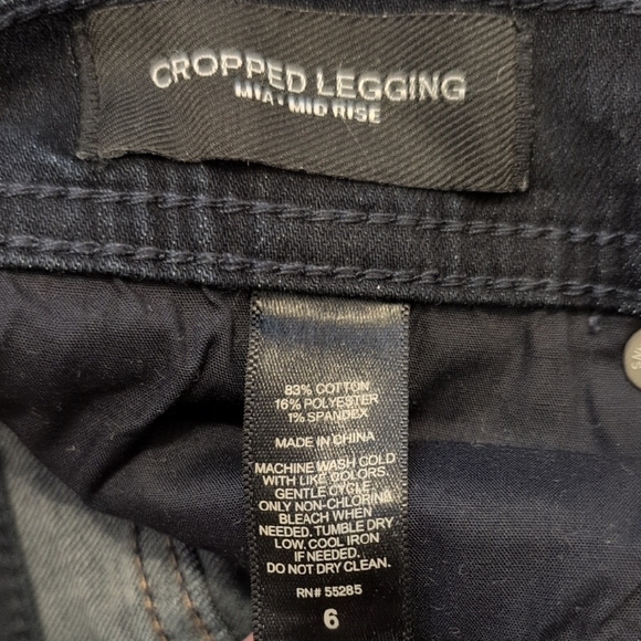 Express Mid Rise Cropped Jeans - Picture 2 of 3